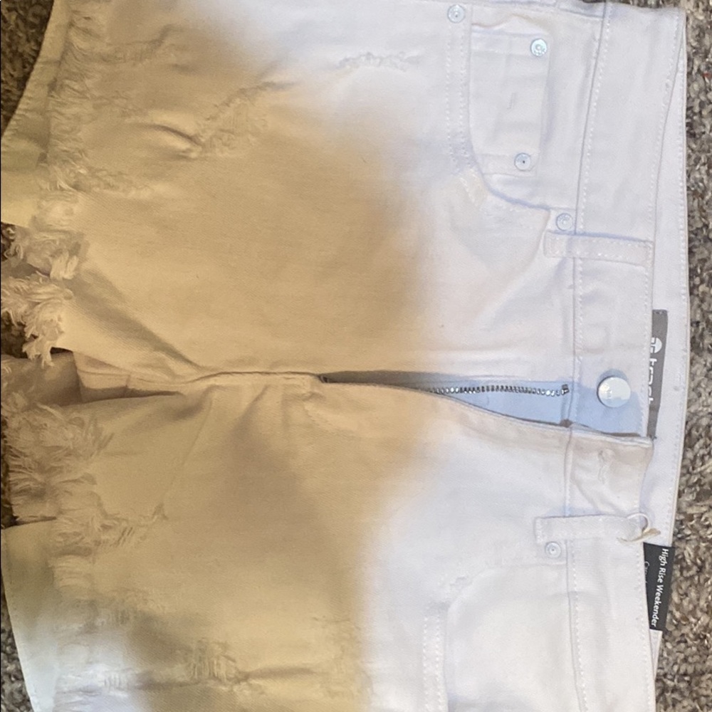 New High Ride Weekender White Shorts - Picture 2 of 2